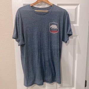 O’Neill premium t shirt California bear, XL, rayon/cotton/poly blend